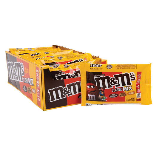 Wholesale M&M Classic Mix Share Size 2.5 Oz- Bulk