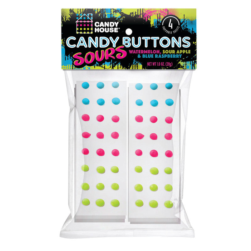 Wholesale Candy Buttons Sour 1 Oz Peg Bag Bulk