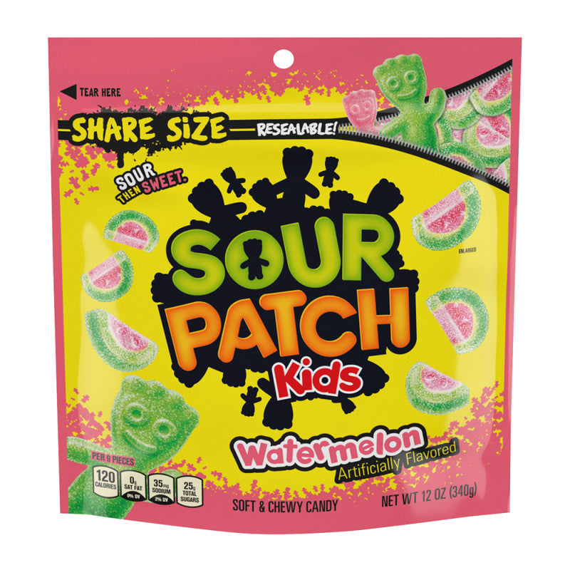 Wholesale Sour Patch Kids Watermelon 12 Oz Pouch Bulk