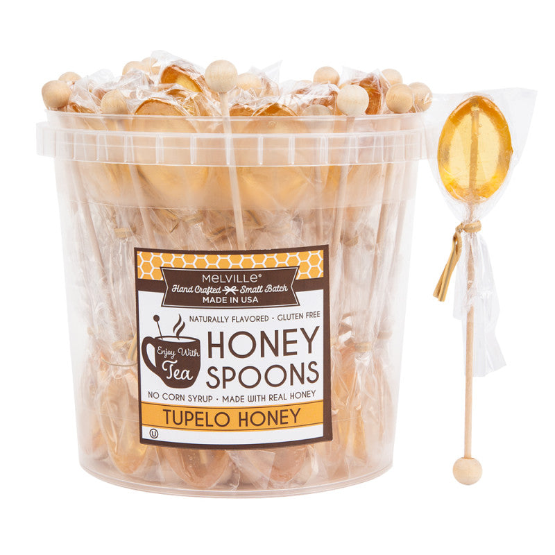 Wholesale Honey Spoons Tupelo Honey 0.4 Oz Bulk