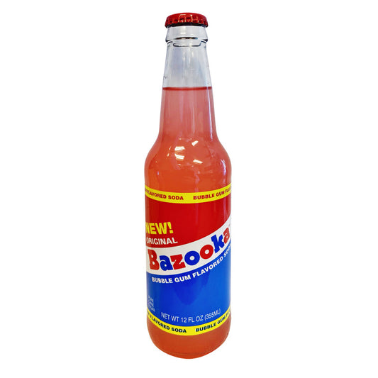 Wholesale Bazooka Bubble Gum Flavor Soda 12 Oz Bottle- Bulk