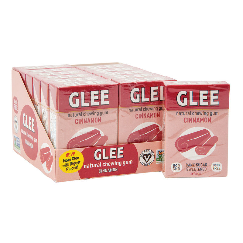 Wholesale Glee Gum Cinnamon 1 Oz Box Bulk