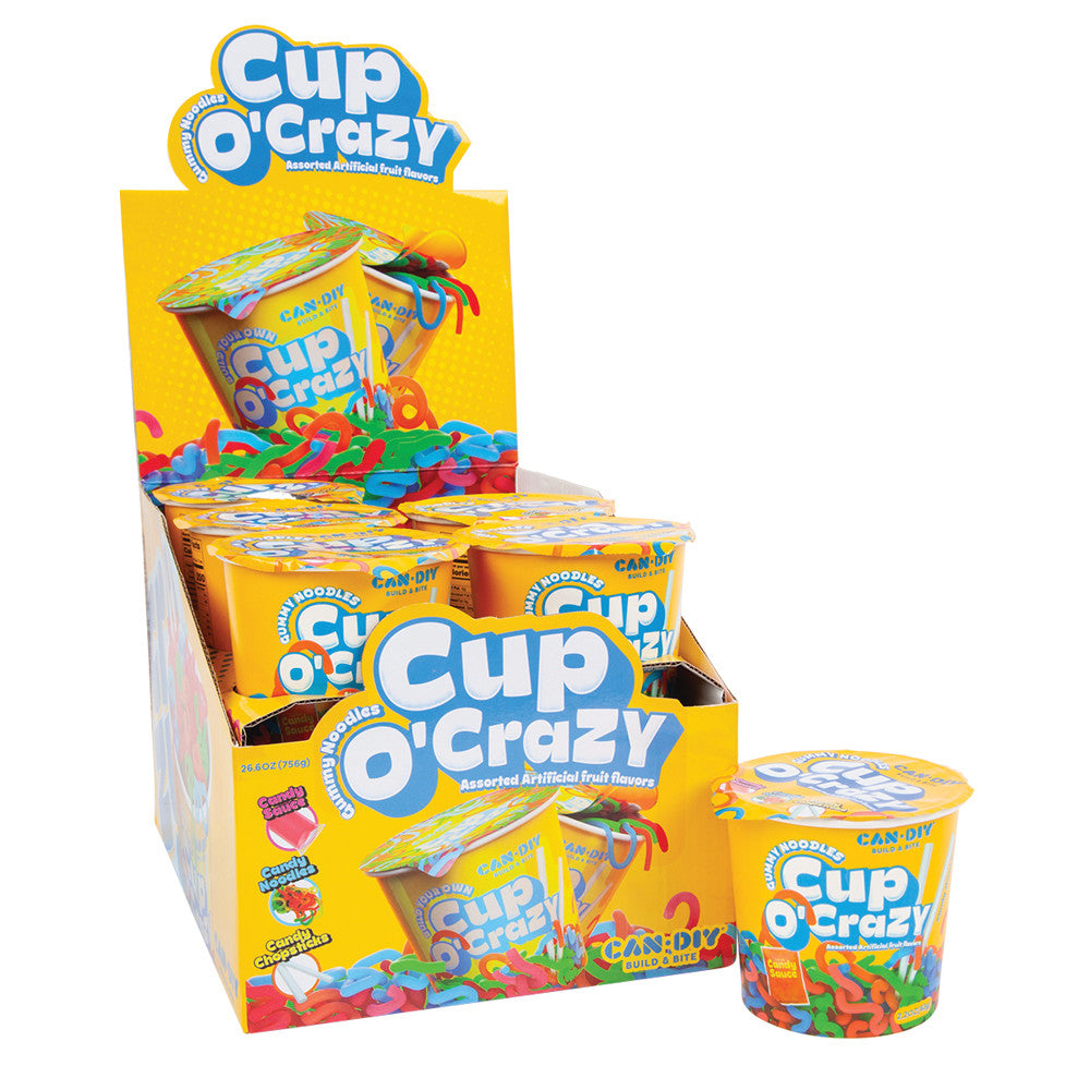 Cup O'Crazy - Gummy Noodles - 2.22Oz *P