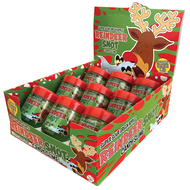 Wholesale Boston America Reindeer Snot Candy Slime 3.5 Oz Jar - 72ct Case Bulk