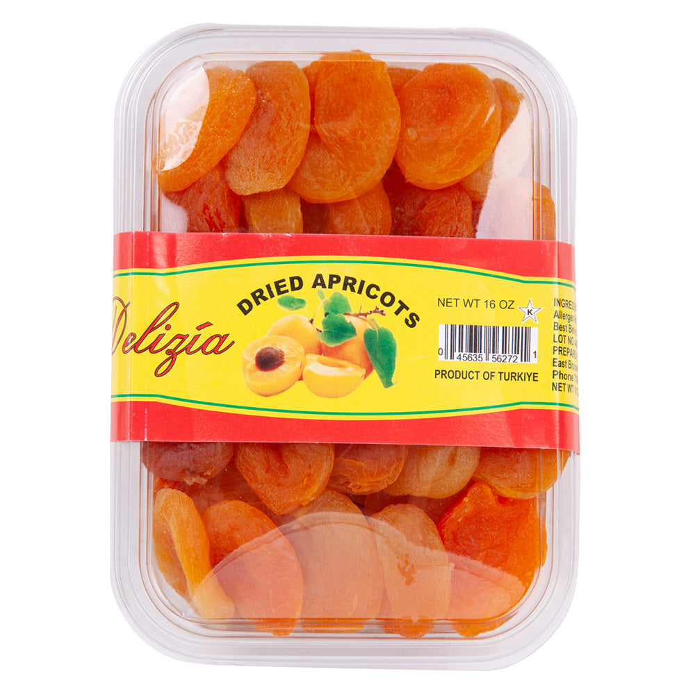 Wholesale Apricots - Turkish - Dried In - Tray - 16Oz - Pk20 Bulk