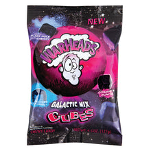 Wholesale Warheads Galactic Cubes 4.5 Oz Peg Bag- Bulk