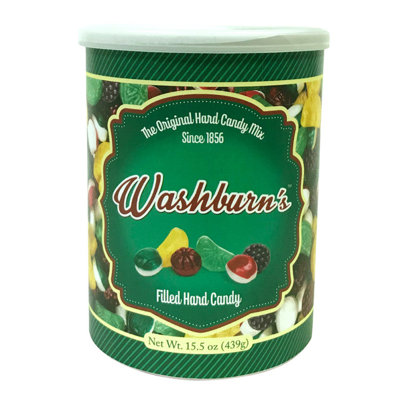 Wholesale Washburn's Filled Hard Candy 15.5 Oz Canister- Bulk