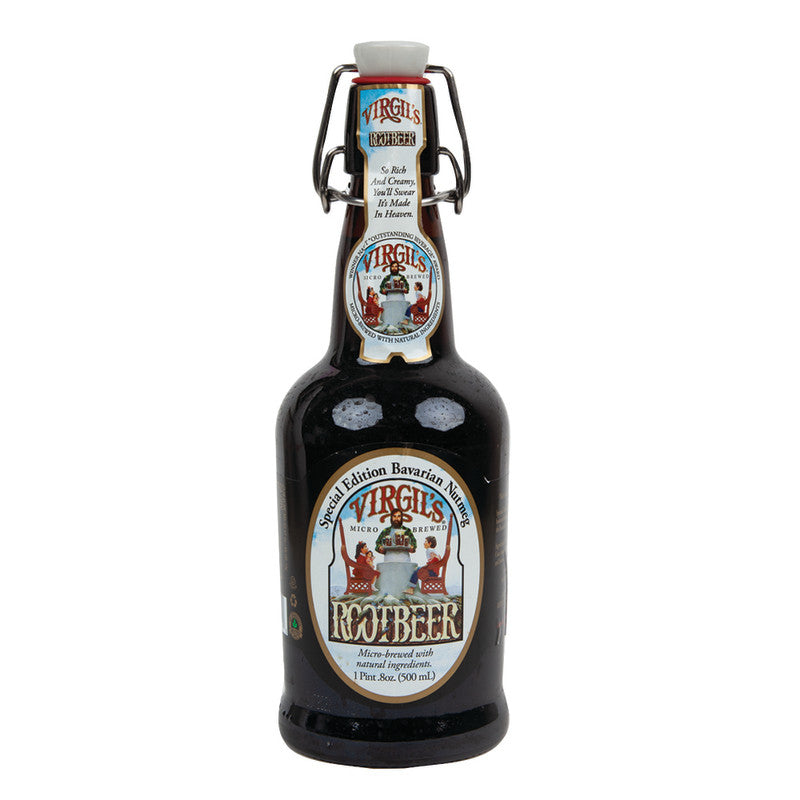 Wholesale Virgil's Bavarian Cream Root Beer 16.9 Oz Swing Bottle Bulk