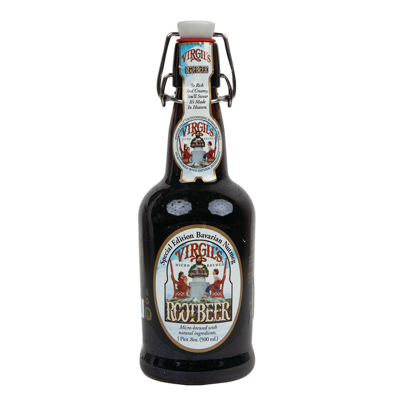Wholesale Virgil's Bavarian Cream Root Beer 16.9 Oz Swing Bottle- Bulk