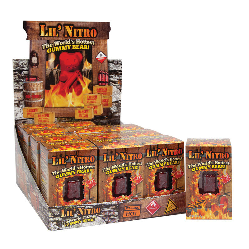 Wholesale Lil' Nitro Hottest Gummy Bear 1 Oz Bulk