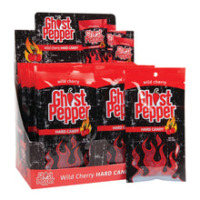 Wholesale Ghost Pepper Wild Cherry Hard Candy 1.3 Oz Peg Bag- Bulk