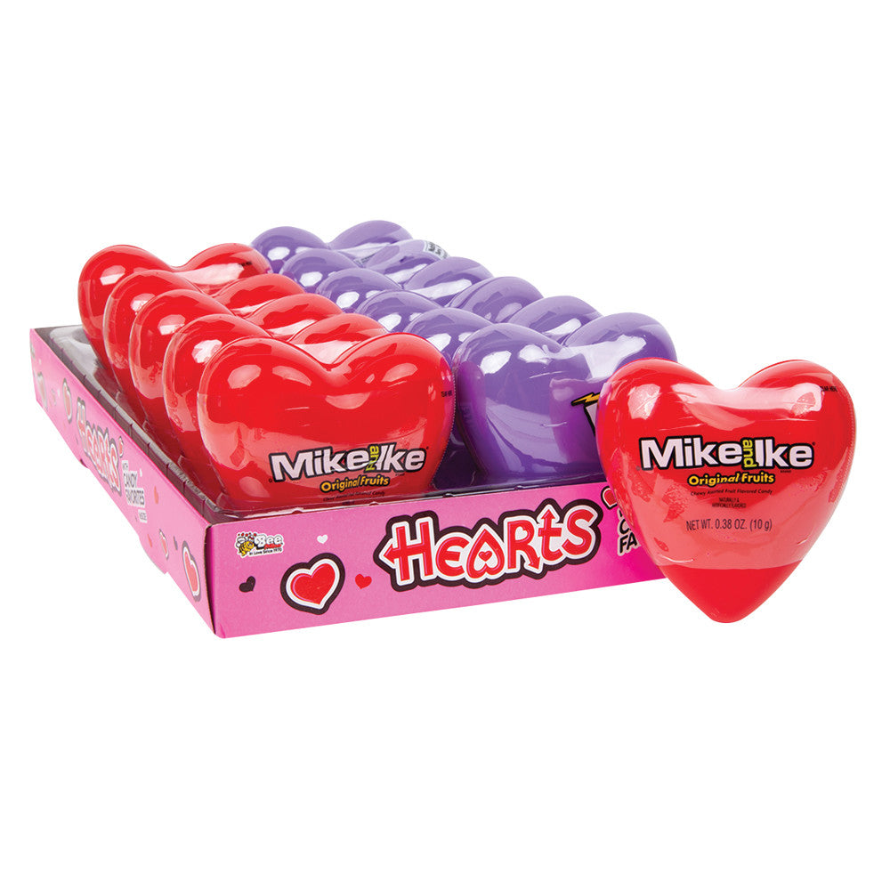 Wholesale Plastic Candy-Filled Valentine Hearts 0.38 Oz Bulk