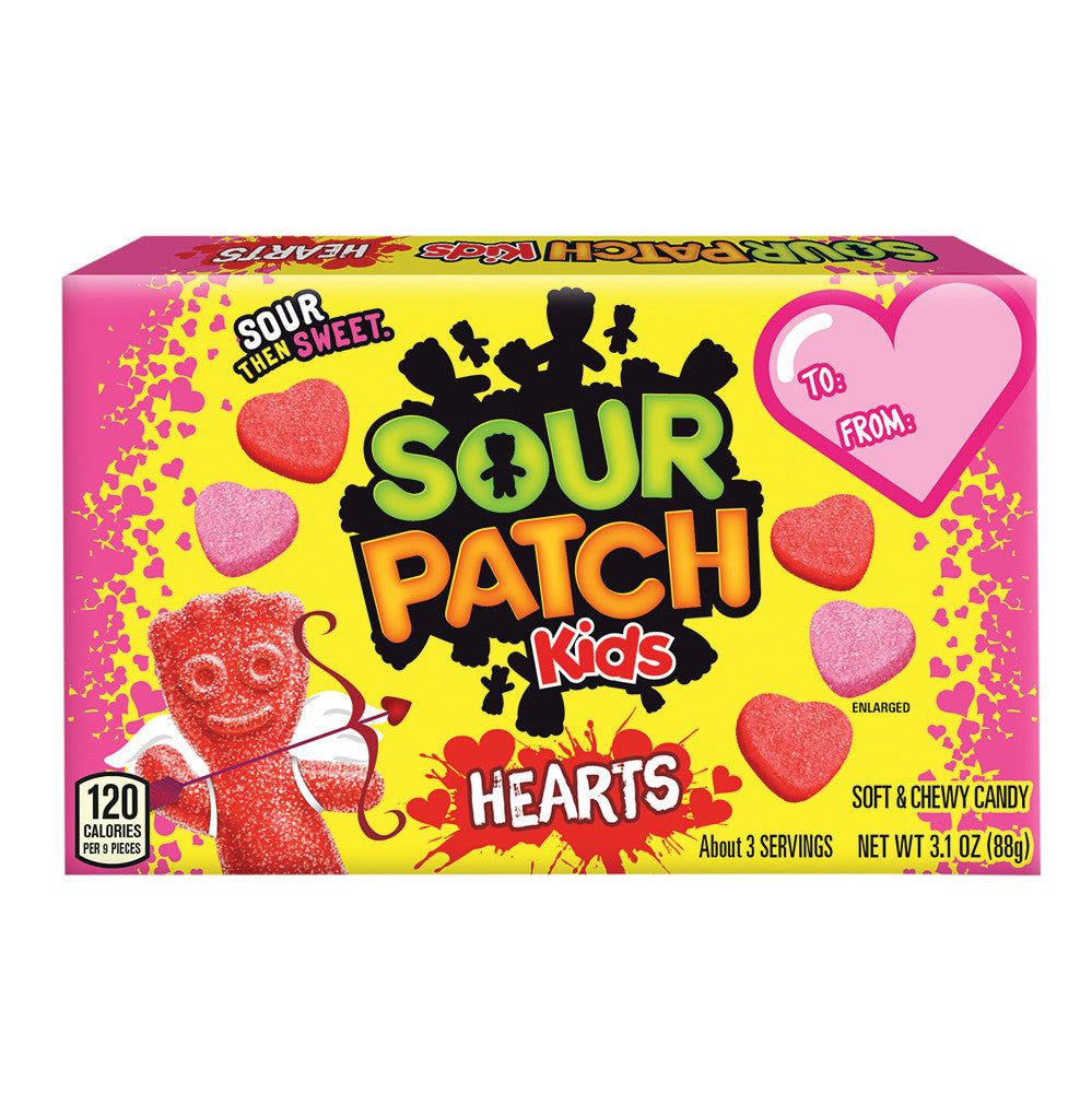 Wholesale Sour Patch Kids Hearts 3.1 Oz Theater Box Bulk
