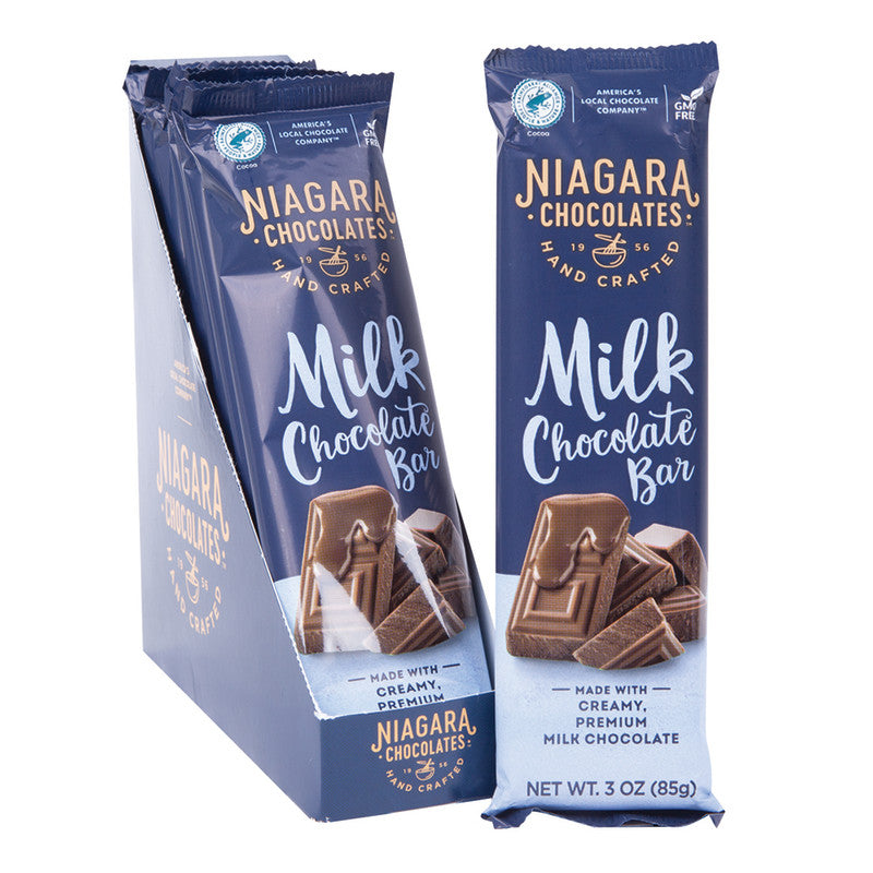 Wholesale Niagara Milk Chocolate 3 Oz Bar- Bulk