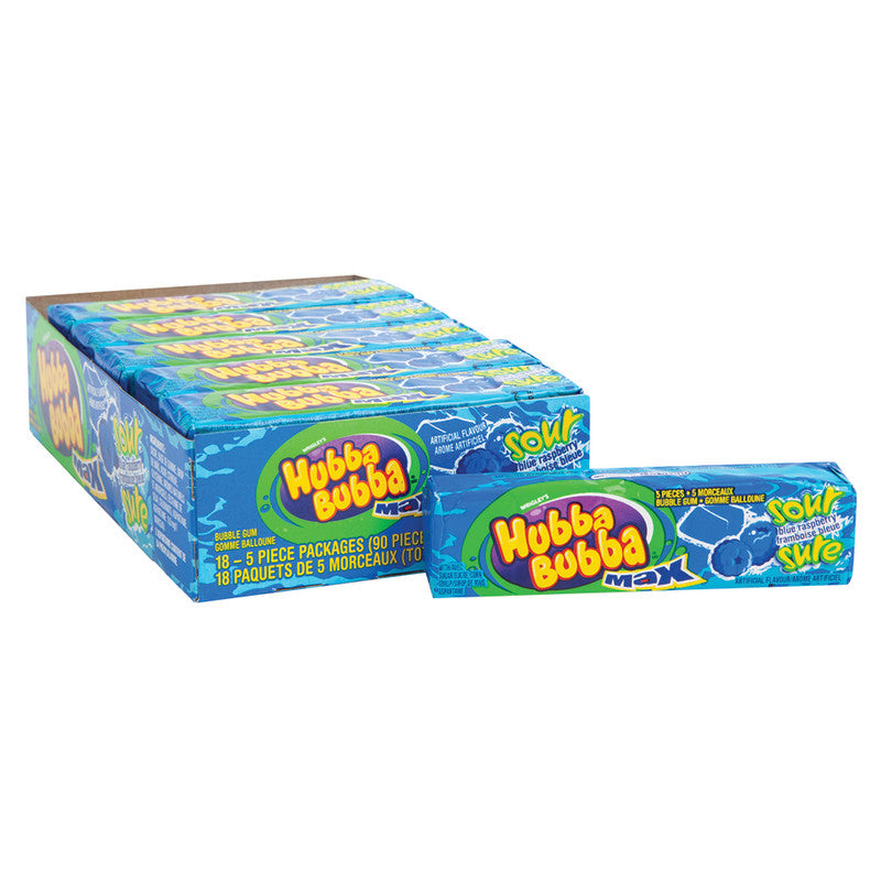 Wholesale Hubba Bubba Sour Blue Raspberry 1.41 Oz- Bulk