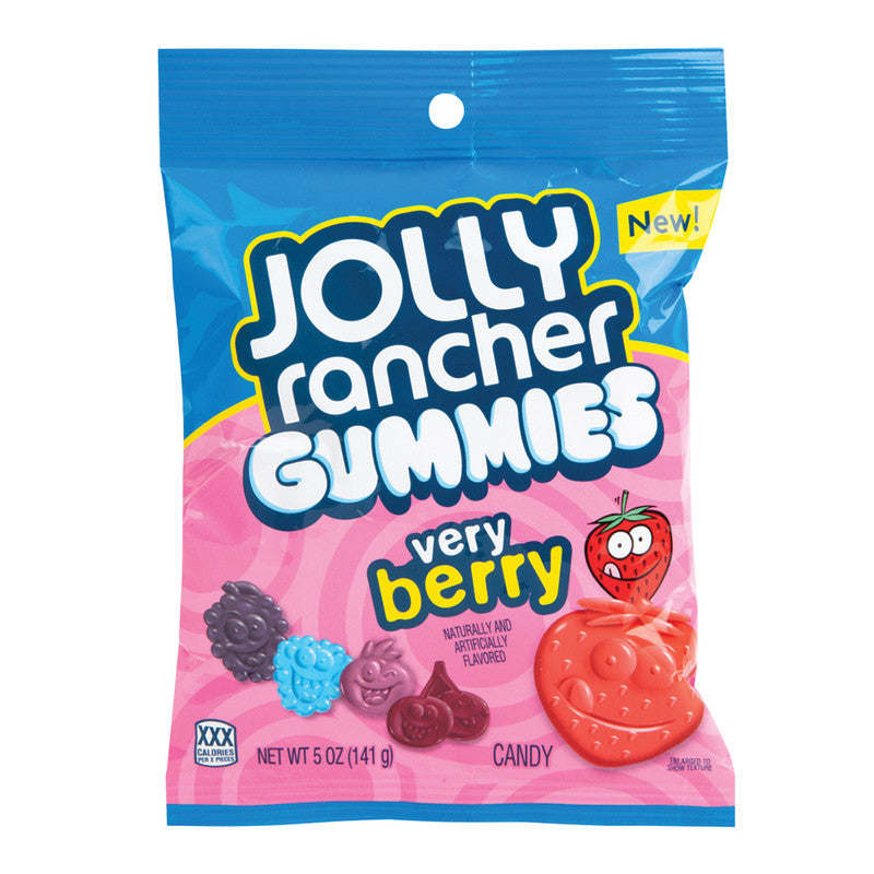 Wholesale Jolly Rancher Very Berry Gummies Peg Bag Bulk