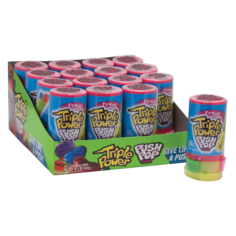 Wholesale Push Pop Triple Power- Bulk