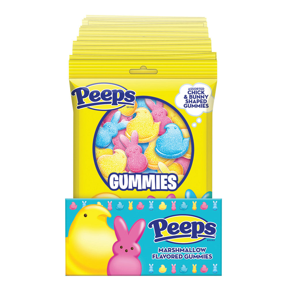 Wholesale Peeps Gummies 3.73 Oz Peg Bag- Bulk