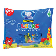Wholesale Amos 4D Gummy Blocks Fun Size 9.31 Oz Bag- Bulk