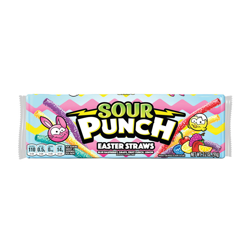 Sour Punch Easter Straws 3.2 Oz