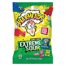 Wholesale Warheads Extreme Sour Hard Candy 3.25 Oz Peg Bag- Bulk