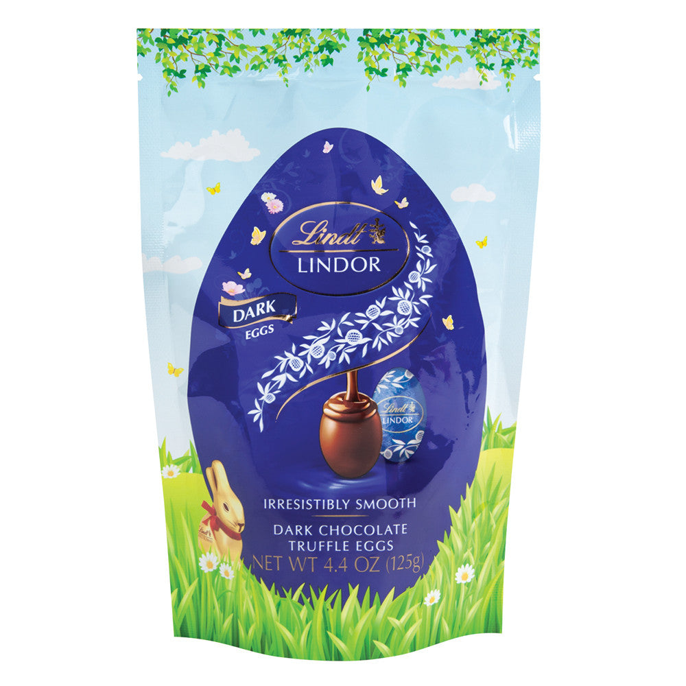 Wholesale Lindt Lindor Dark Chocolate Eggs 4.4 Oz Pouch-8ct Case Bulk