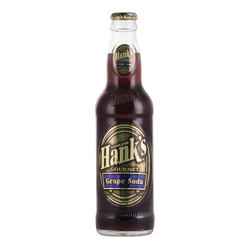 Wholesale Hank's Grape Soda 12 Oz Bottle- Bulk