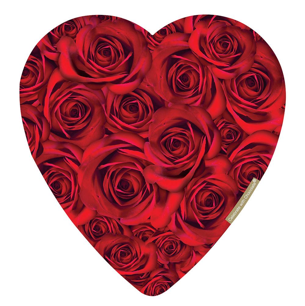 Valentine’S Rose Bouquet 6 Oz Heart Box