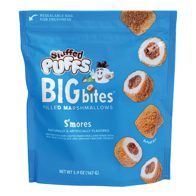 Wholesale Stuffed Puffs Big Bites S'Mores 5.9 Oz Pouch Bulk