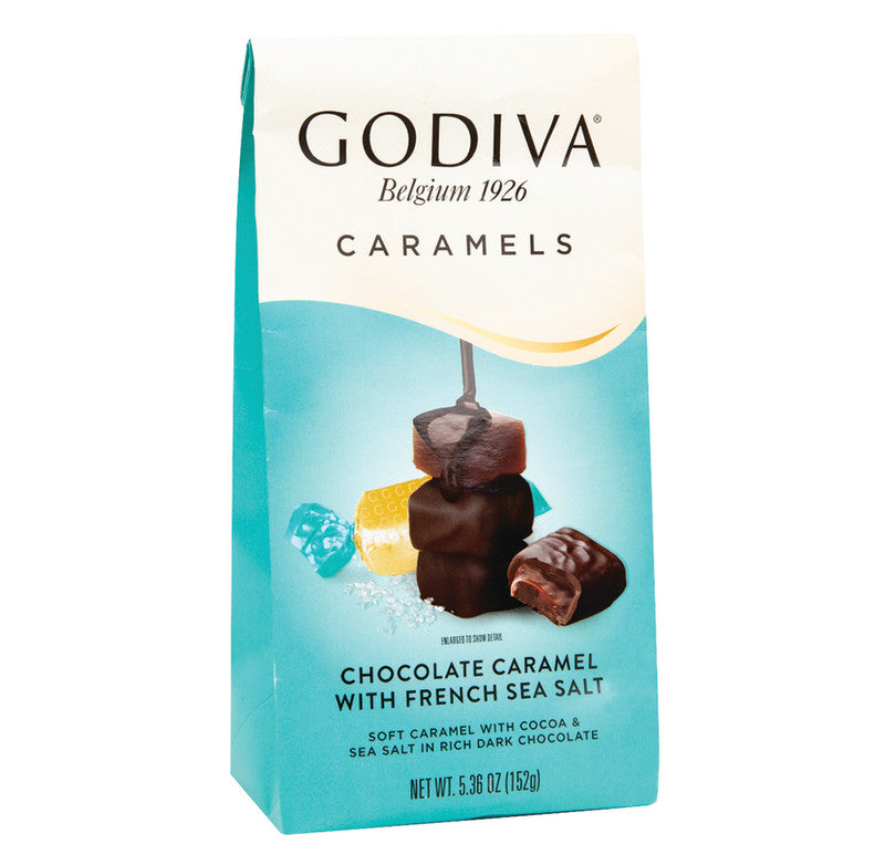 Wholesale Godiva Chocolate Sea Salt Caramel 5.3 Oz Small Bag Bulk