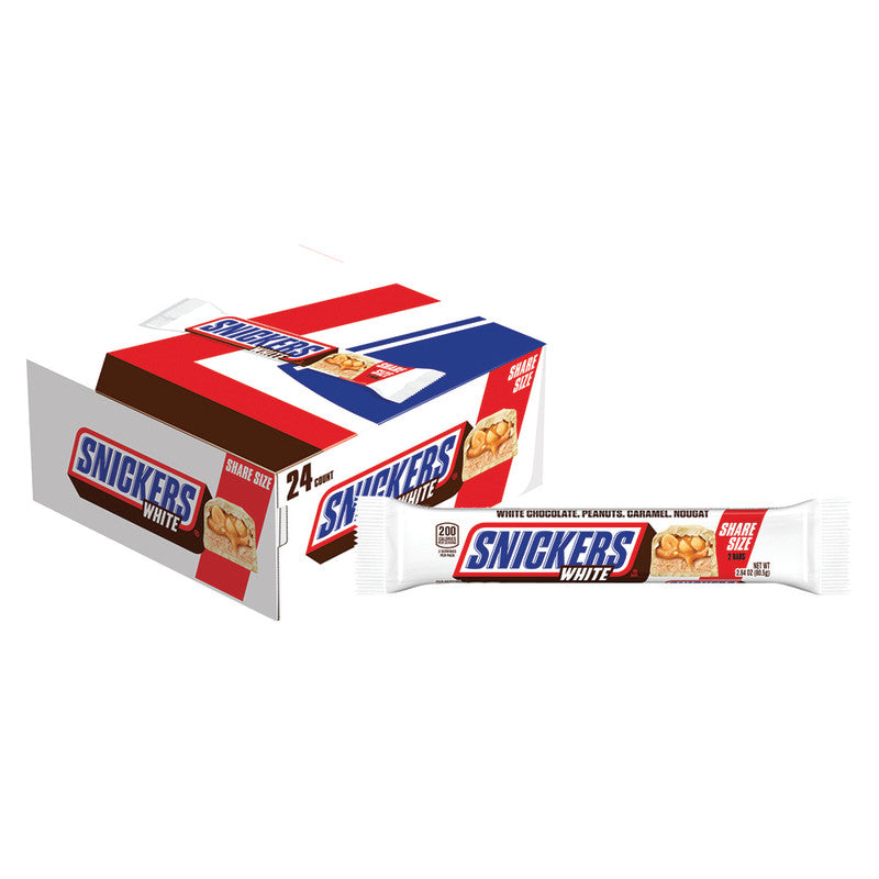 Wholesale Snickers White Share Size 2.84 Oz Bulk