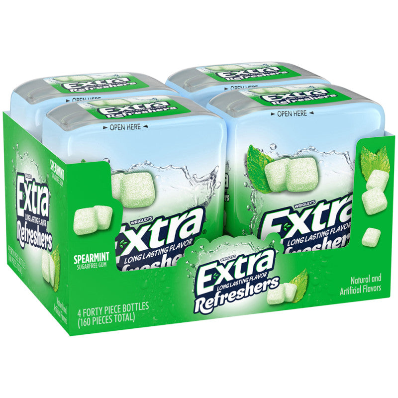 Wholesale Extra Gum Spearmint Refreshers 4 Count- Bulk