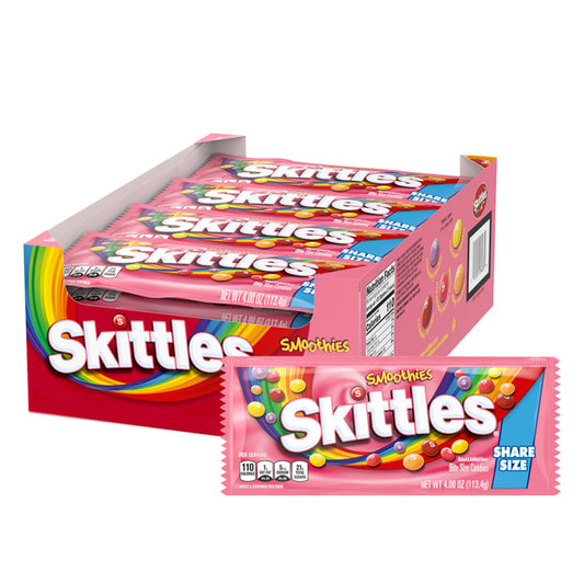 Wholesale Skittles Smoothies 4 Oz Share Size- Bulk