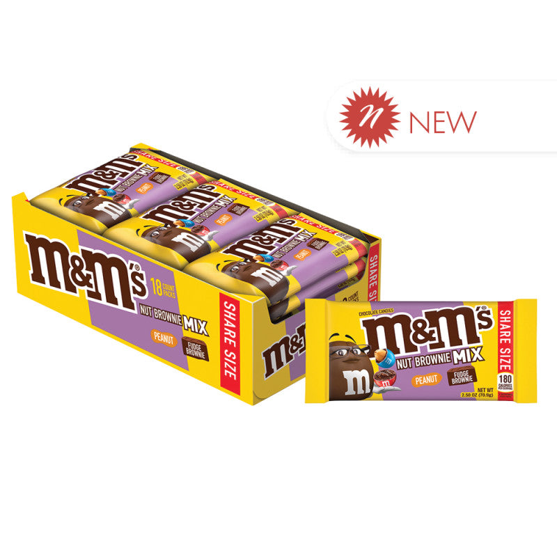 Wholesale M&M's Nut Brownie Share Size 2.5 Oz- Bulk