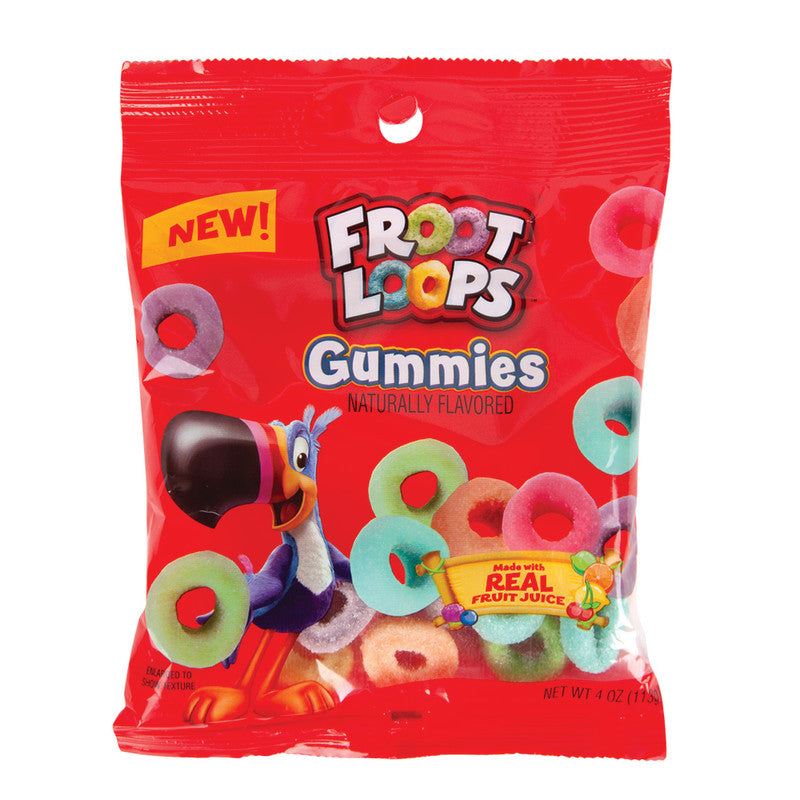 Froot Loops Gummies 4 Oz Peg Bag – BoxNCase