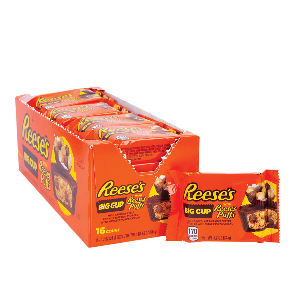 Wholesale Reese'S Big Cup Reese'S Puffs 1.2 Oz- Bulk