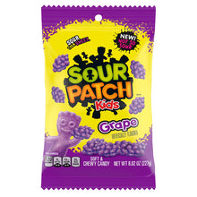 Wholesale Sour Patch Kids Grape Peg Bag 8.02 Oz- Bulk