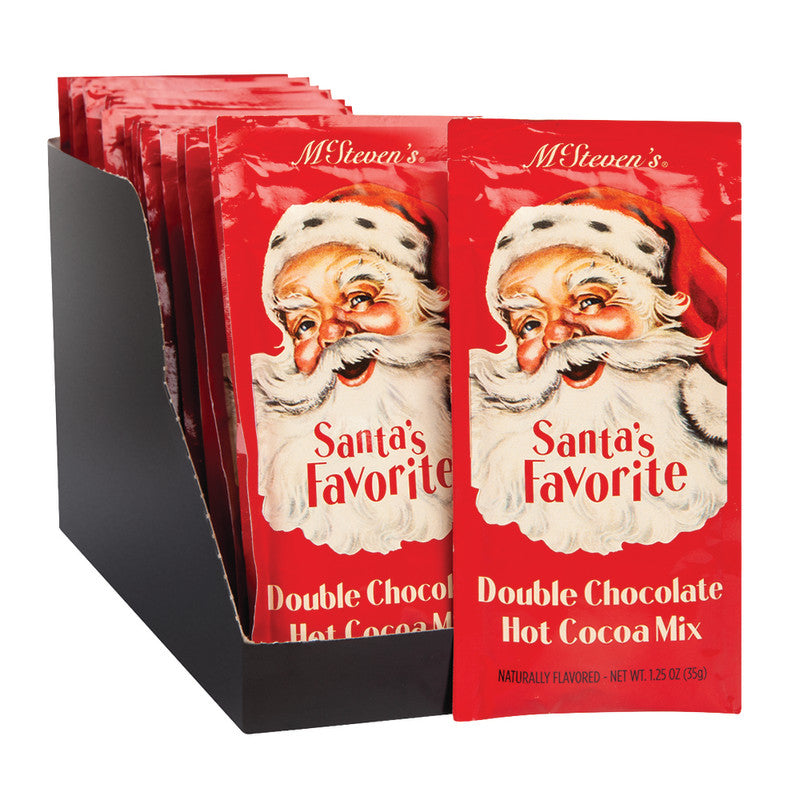 Wholesale Vintage Santa's Favorite Chocolate Cocoa 1.25 Oz Pouch- Bulk