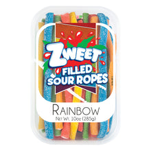 Wholesale Zweet Rainbow Sour Ropes 10 Oz Tub *Sf Dc Only*- Bulk