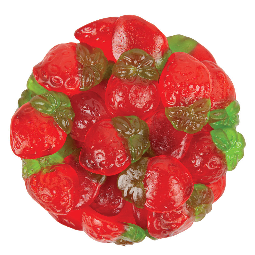 Wholesale Clever Candy Gummy Strawberries 5 Lb Bulk