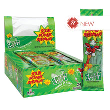 Wholesale Sour Power Straws Green Apple 1.75 Oz- Bulk