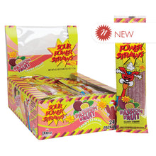 Wholesale Sour Power Straws Passion Fruit 1.75 Oz- Bulk
