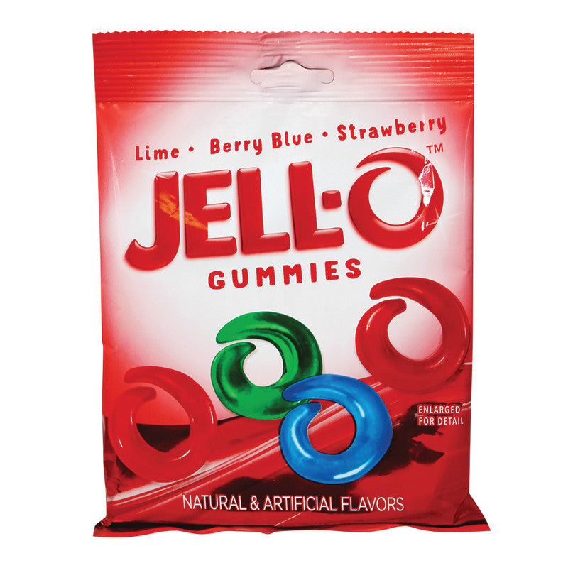 Wholesale Jell-O Gummies 4.5 Oz Bag-12ct case Bulk