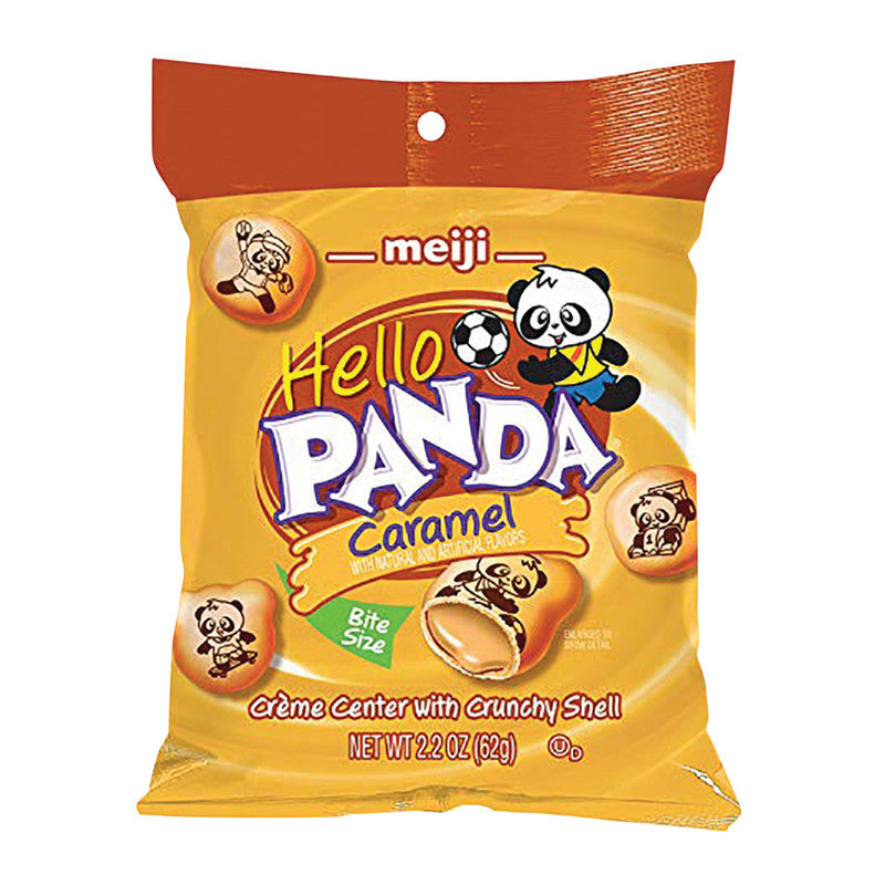 Wholesale Hello Panda Caramel Minis 2.2 Oz Peg Bag- Bulk