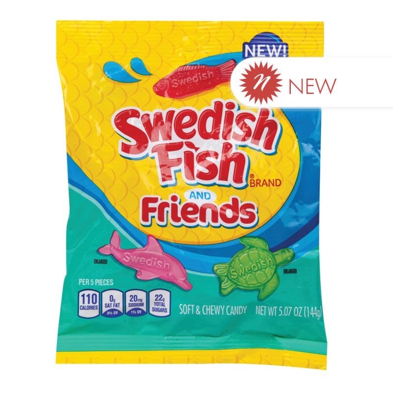Wholesale Swedish Fish And Friends 5.07 Oz- Bulk