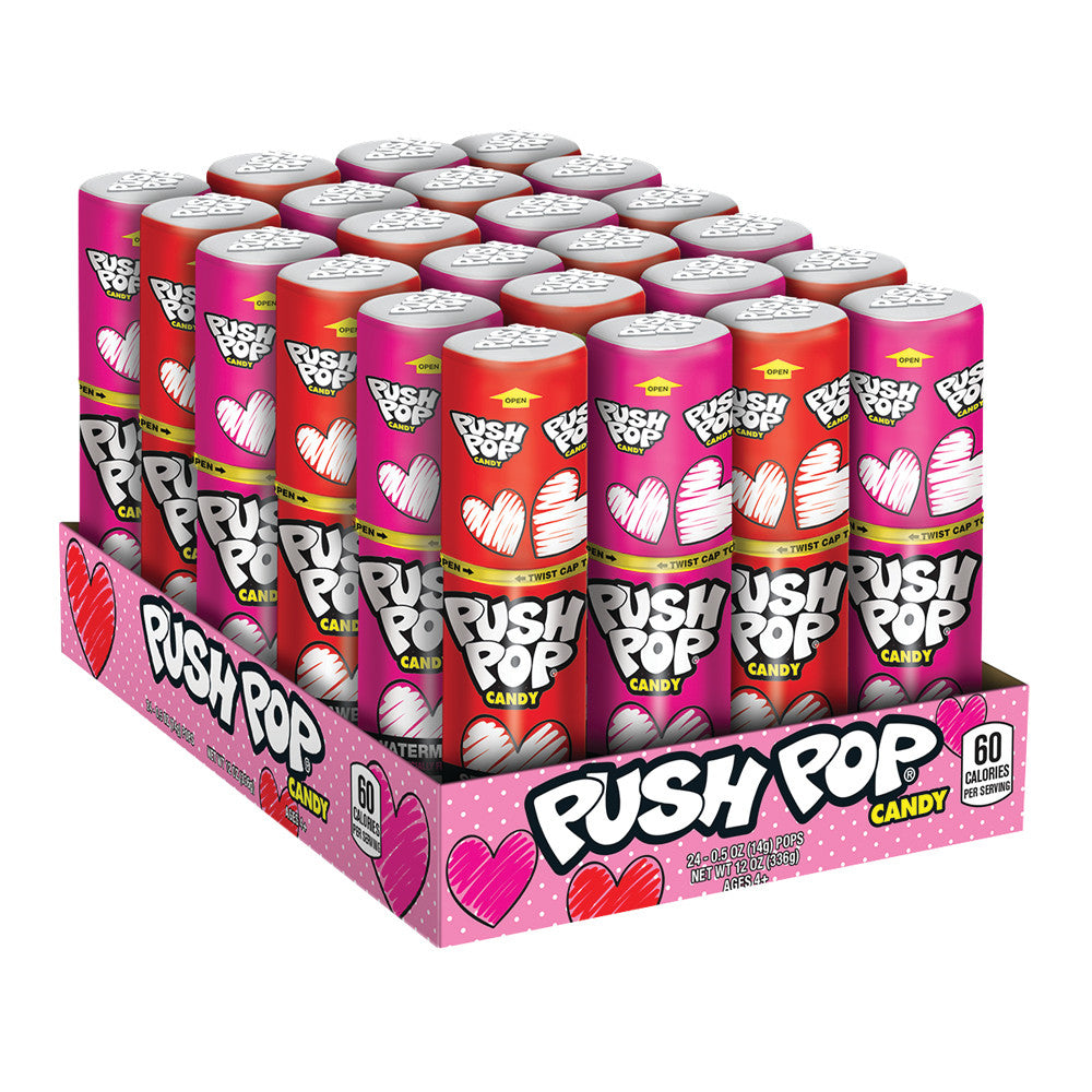 Wholesale Push Pop Valentine'S 0.5 Oz- Bulk
