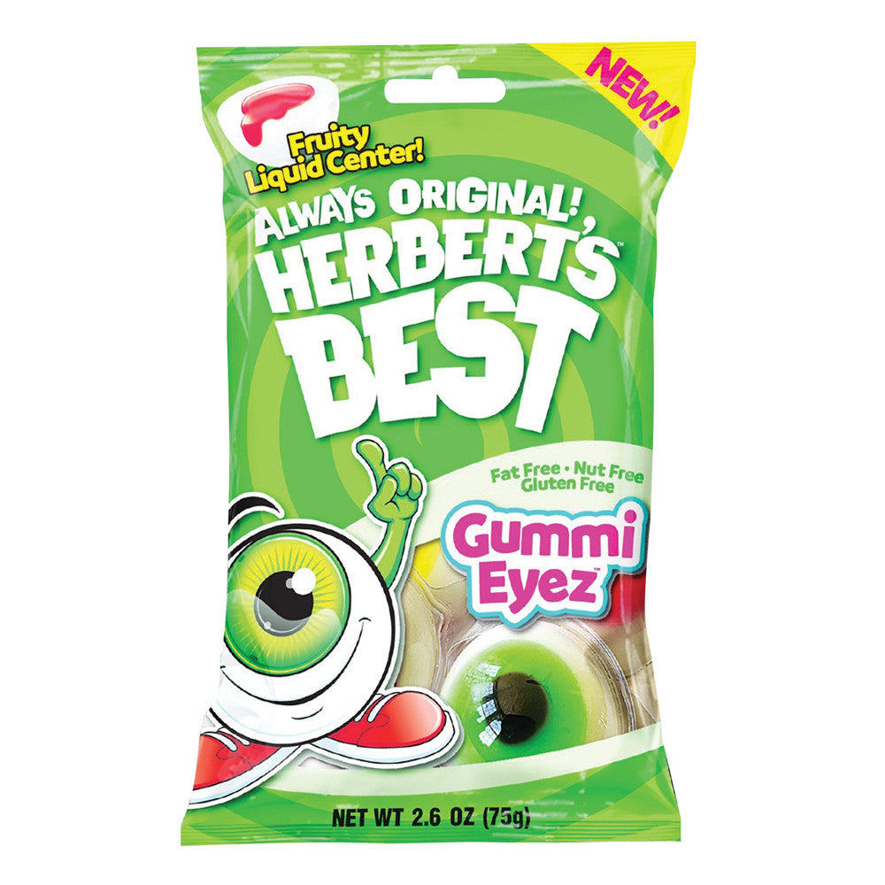 Wholesale Herbert'S Best Gummi Eyez 2.6 Oz Peg Bag Bulk