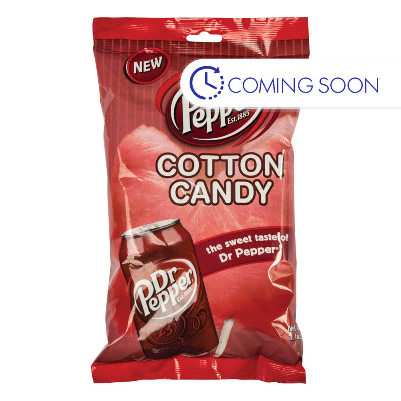 Wholesale Dr. Pepper Cotton Candy 3.1 Oz Peg Bag Bulk