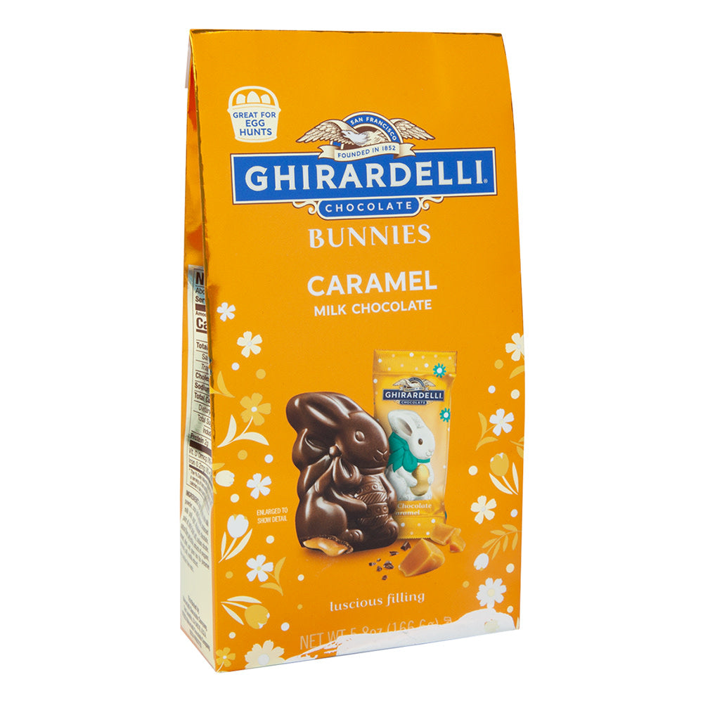 Wholesale Ghirardelli Milk Chocolate Caramel Bunnies 5.8 Oz-12ct Case Bulk