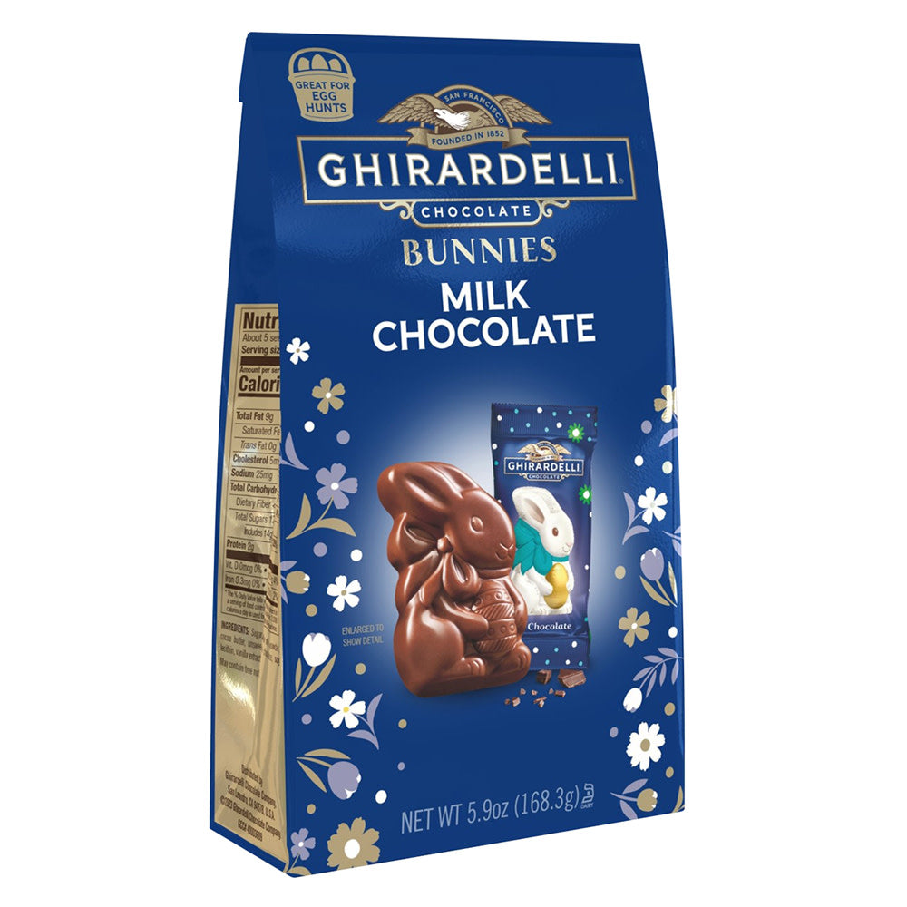 Ghirardelli Milk Chocolate Bunnies 5.9 Oz